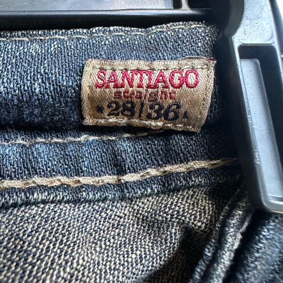 MEK Denim ‘Santiago’ Distressed Miss Me Women’s Jeans Straight Cut Size 28/36 - Picture 5 of 14